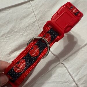 Red heart supreme collar large dog leash style thick breed hip fashion heart